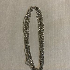 Sarah Coventry vintage eight strand silvertone necklace